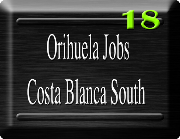 Orihuela Jobs Costa Blanca South. DeskTop. a2900.com online portal.