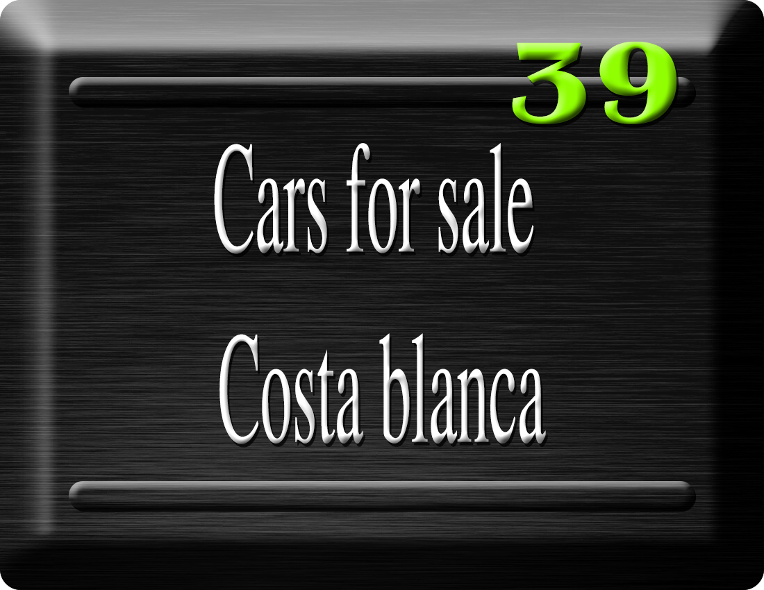 Cars for sale Costa blanca. DeskTop. a2900.com online portal.